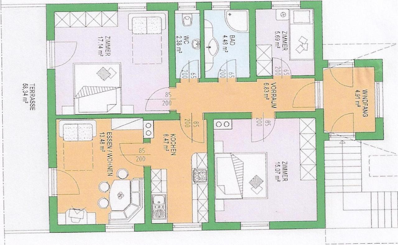 Appartementhaus Alpina Flattach Ngoại thất bức ảnh
